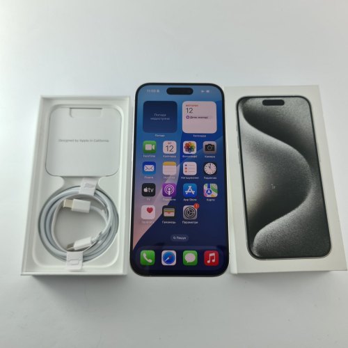 Смартфон Apple iPhone 15 Pro 256 GB White Titanium USED **
