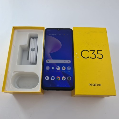 Смартфон RealmeC35 64 GB Glowing Black USED **
