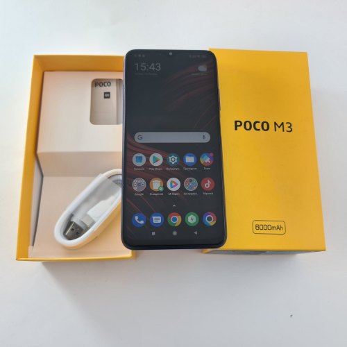 Смартфон POCO M3 64 GB Cool Blue USED **