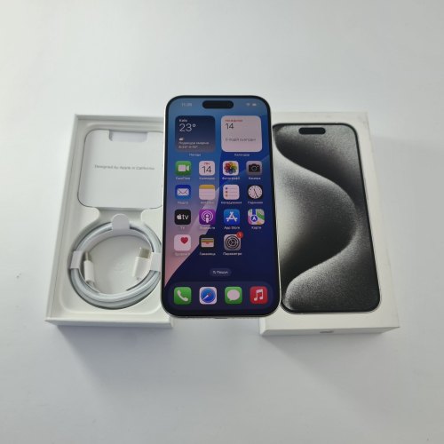 Смартфон Apple iPhone 15 Pro 256 GB White Titanium USED **