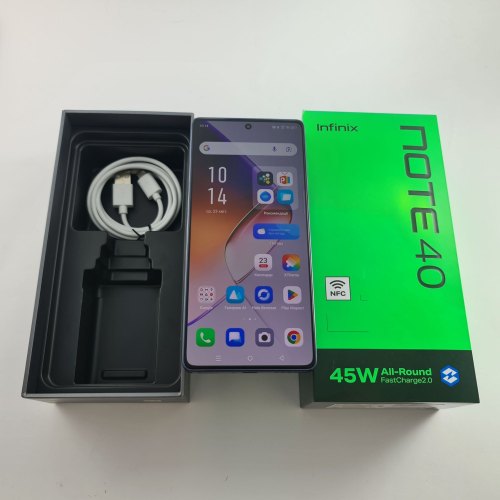 Смартфон INFINIX Note 40 256 GB Obsidian Black USED **
