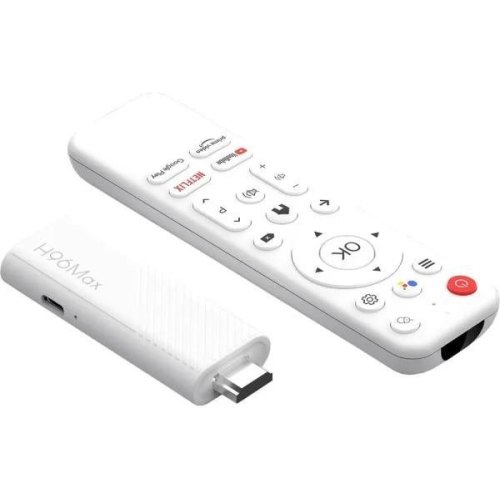 TV Медіаплеєр H96 MAX H313 TV Stick 2/16Gb/ Allwinner H313/ Android 14/ WiFi 2.4G+5G/білий