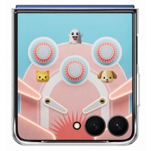 Чохол Samsung F766 (Flip 7) EF-ZF766CTEG Flipsuit Case, Transparent