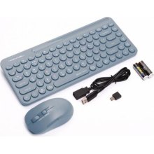 Комплект (клавіатура, миша) бездротовий A4Tech FG3200 Air2, Blue