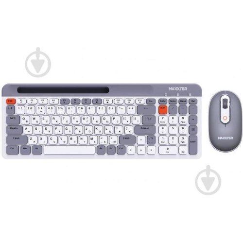 Комплект (клавіатура, миша) бездротовий Maxxter KMS-WCM-03G-UA
