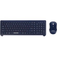 Комплект (клавіатура, миша) бездротовий Maxxter KMS-WCM-01BL-UA, Dark Blue