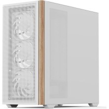 Корпус AeroCool D301A-G-WT-v2, Midi-Tower, без блоку живлення, White (ACCS-DS03043.21)
