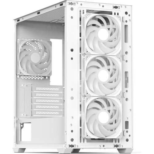 Корпус AeroCool D301A-G-WT-v2, Midi-Tower, без блоку живлення, White (ACCS-DS03043.21)