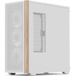 Корпус AeroCool D501A-G-WT-v2, Midi-Tower, без блоку живлення, White (ACCM-DS01043.21)