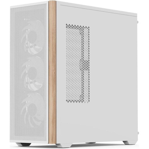 Корпус AeroCool D501A-G-WT-v2, Midi-Tower, без блоку живлення, White (ACCM-DS01043.21)