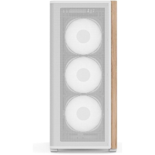Корпус AeroCool D501A-G-WT-v2, Midi-Tower, без блоку живлення, White (ACCM-DS01043.21)
