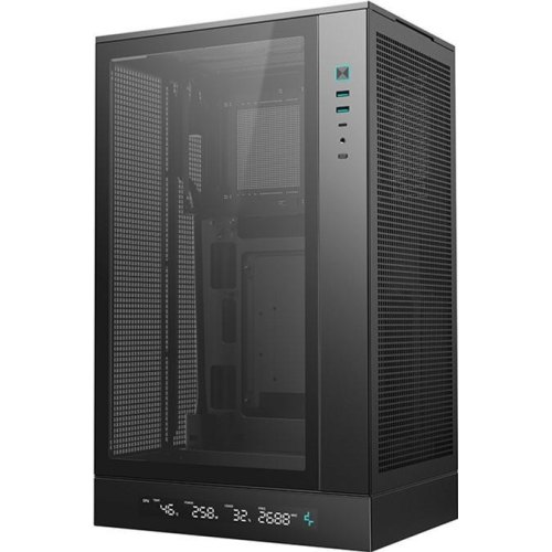 Корпус DeepCool CH270 Digital, Mini-Tower, без блоку живлення, Black (R-CH270-BKNDM0-G-1)