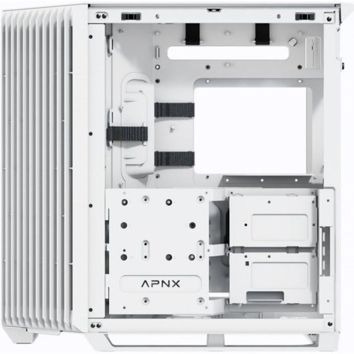 Корпус APNX V1, Midi-Tower, без блоку живлення, White (APCM-VI01003.21)