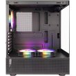 Корпус 1stPlayer Mi7-A-BK-2F7R-1F7, Midi-Tower, без блоку живлення, Black
