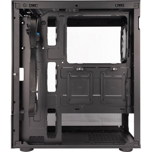 Корпус 1stPlayer Mi7-A-BK-2F7R-1F7, Midi-Tower, без блоку живлення, Black