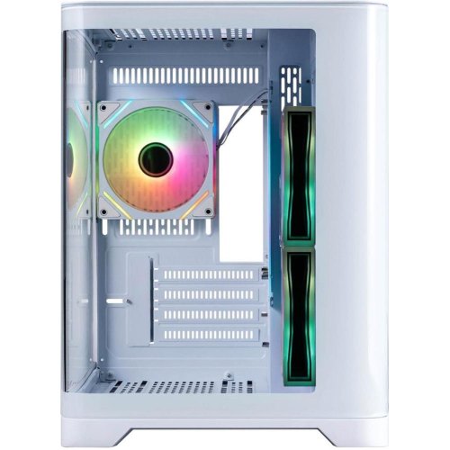 Корпус 1stPlayer UV5-WH-2FC7R-W-1FC7-W, Midi-Tower, без блоку живлення, White