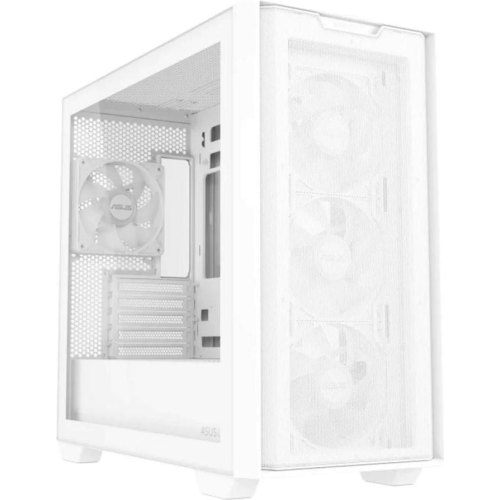 Корпус Asus A21 Plus, Mini-Tower, без блоку живлення, Tempered Glass, White (90DC00H3-B19010)