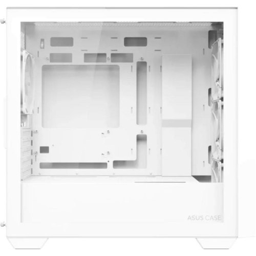 Корпус Asus A21 Plus, Mini-Tower, без блоку живлення, Tempered Glass, White (90DC00H3-B19010)