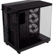 Корпус NZXT H6 Flow RGB, Midi-Tower, без блоку живлення, Black (CC-H61FB-R1)