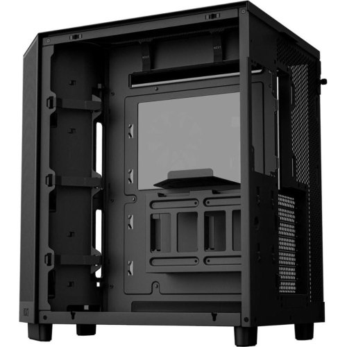 Корпус NZXT H6 Flow RGB, Midi-Tower, без блоку живлення, Black (CC-H61FB-R1)