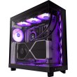 Корпус NZXT H6 Flow RGB, Midi-Tower, без блоку живлення, Black (CC-H61FB-R1)