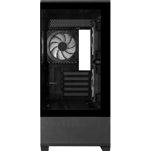 Корпус Prologix Axon GM-03AB Glass, Midi-Tower, без блоку живлення, Black