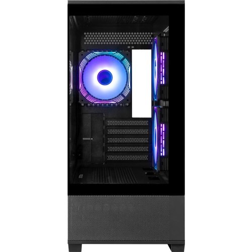 Корпус Prologix Axon GM-03AB Glass, Midi-Tower, без блоку живлення, Black