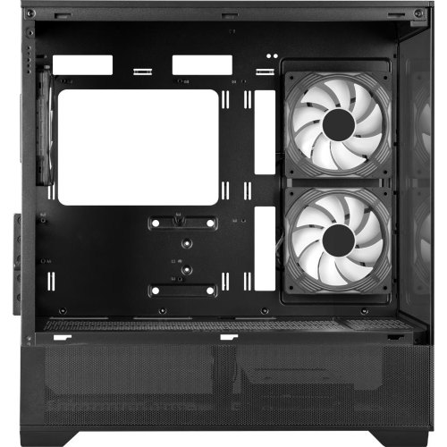 Корпус Prologix Axon GM-03AB Glass, Midi-Tower, без блоку живлення, Black