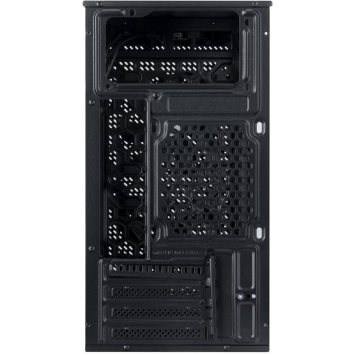 Корпус Prologix E110, Mini-Tower, без блоку живлення, Black