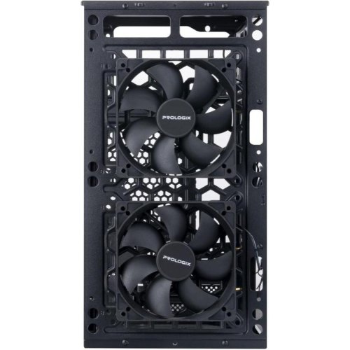 Корпус Prologix E110, Mini-Tower, без блоку живлення, Black