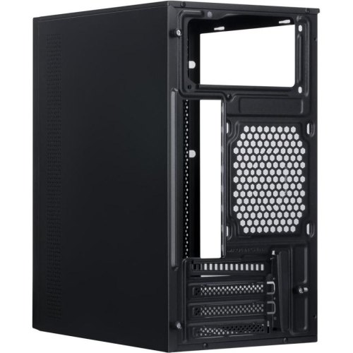 Корпус Prologix E110, Mini-Tower, без блоку живлення, Black