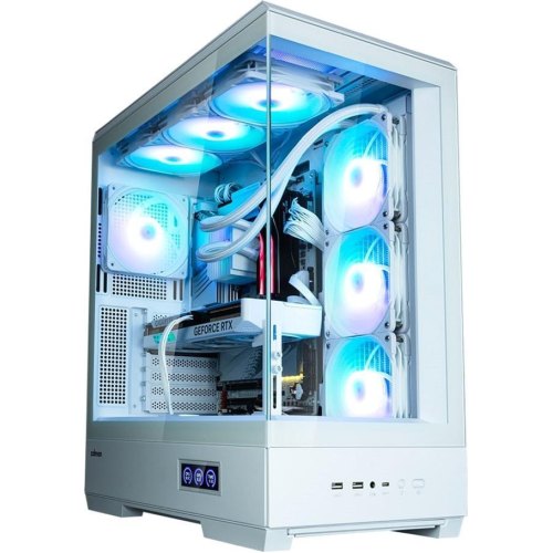 Корпус Zalman P50 DS, Midi-Tower, без блоку живлення, White