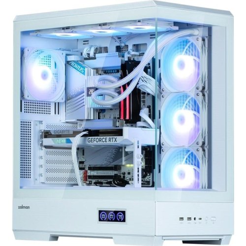 Корпус Zalman P50 DS, Midi-Tower, без блоку живлення, White
