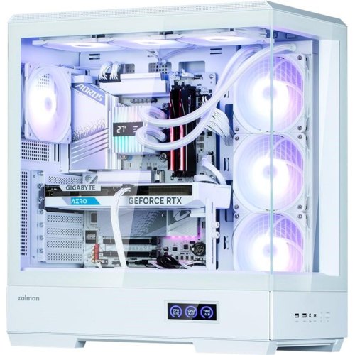 Корпус Zalman P50 DS, Midi-Tower, без блоку живлення, White