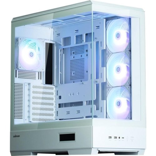Корпус Zalman P50 DS, Midi-Tower, без блоку живлення, White