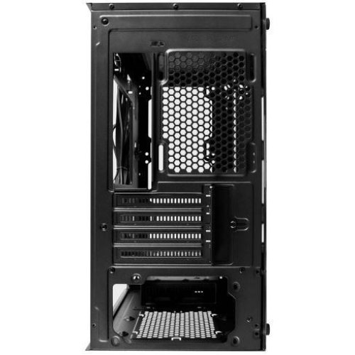 Корпус 1stPlayer T3-BK-4F1, Mini-Tower, без блоку живлення, Black