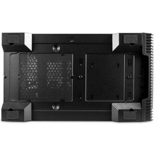 Корпус 1stPlayer T3-BK-4F1, Mini-Tower, без блоку живлення, Black