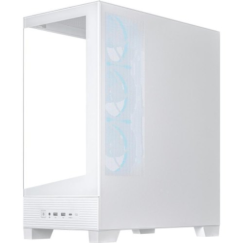 Корпус Asus A31 Plus, Midi-Tower, без блоку живлення, Tempered Glass, White (90DC00R3-B19000)
