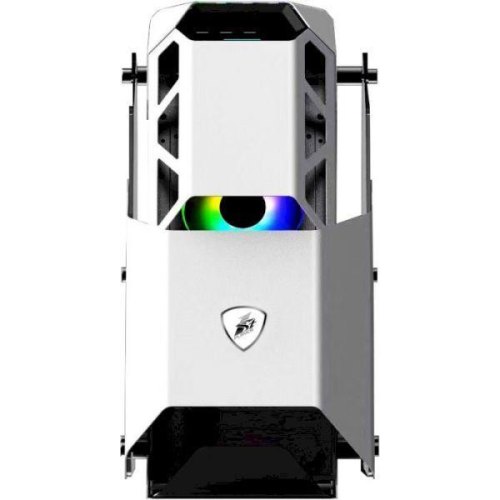 Корпус 1stPlayer ZX7-4F2-W-WH, Midi-Tower, без блоку живлення, White