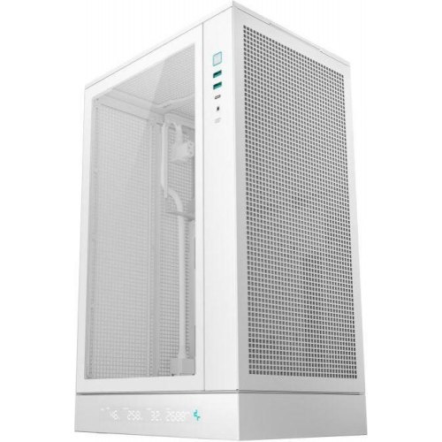 Корпус DeepCool CH270 Digital, Mini-Tower, без блоку живлення, White (R-CH270-WHNDM0-G-1)