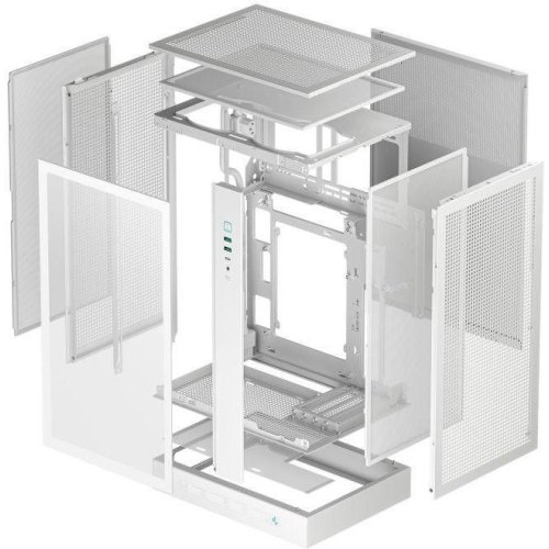Корпус DeepCool CH270 Digital, Mini-Tower, без блоку живлення, White (R-CH270-WHNDM0-G-1)