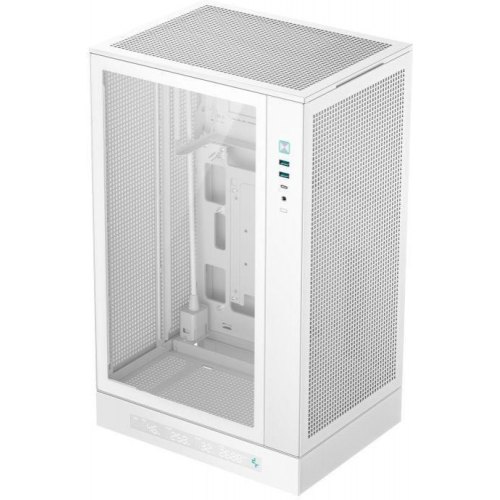 Корпус DeepCool CH270 Digital, Mini-Tower, без блоку живлення, White (R-CH270-WHNDM0-G-1)
