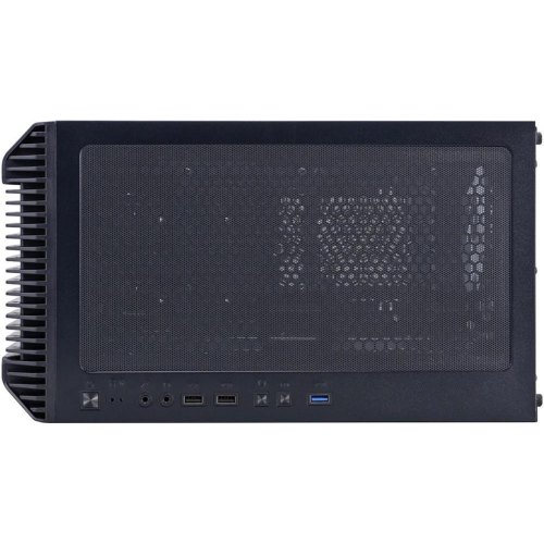 Корпус 1stPlayer H6-BK-4F7, Midi-Tower, без блоку живлення, Black