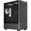Корпус Prologix Lumi GM-01MAB Mesh, Midi-Tower, без блоку живлення, Black