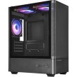 Корпус Prologix Lumi GM-01MAB Mesh, Midi-Tower, без блоку живлення, Black