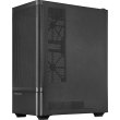 Корпус Prologix Lumi GM-01MAB Mesh, Midi-Tower, без блоку живлення, Black