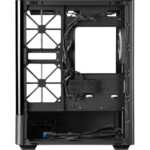 Корпус Prologix Lumi GM-01MAB Mesh, Midi-Tower, без блоку живлення, Black