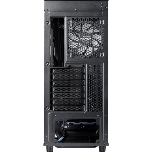 Корпус Prologix E122 Tempered Glass&Mesh, Midi-Tower, без блоку живлення, Black