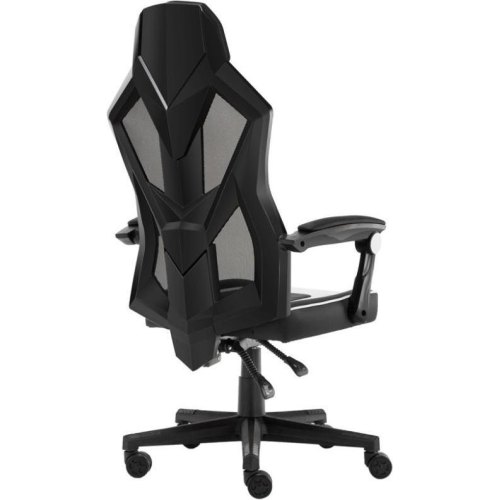 Крісло геймерське 1stPlayer P01, Black/White