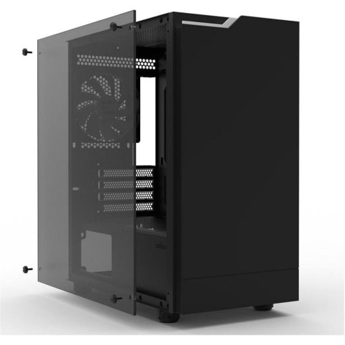 Корпус Zalman T4 Plus, Mini-Tower, без блоку живлення, Black